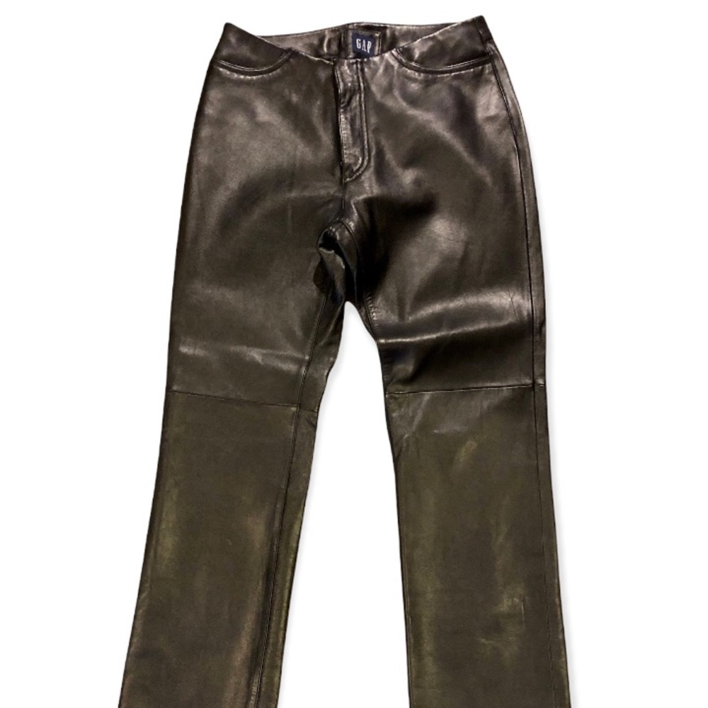 Genuine leather GAP pants